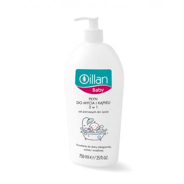 Oillan -  Oillan Baby Płyn do mycia i kąpieli 2 w 1 750 ml