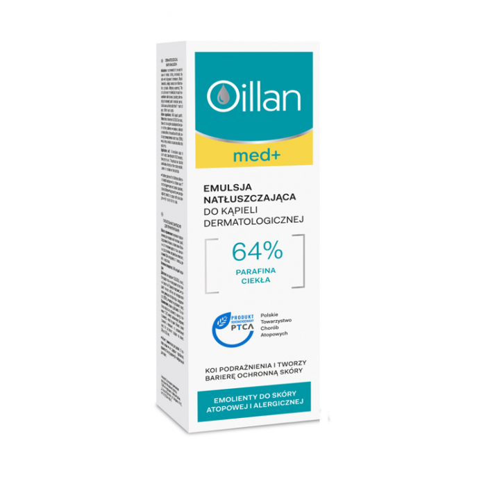 Oillan -  Oillan Med+ Emulsja natłuszczająca do kąpieli dermatologicznej