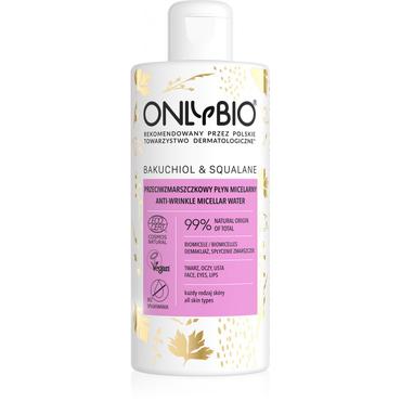 Onlybio -  ONLYBIO Bakuchiol&Skwalan Przeciwzmarszczkowy płyn micelarny 300 ml