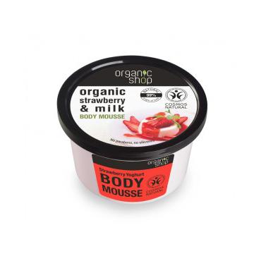 Organic Shop -  Mus do Ciała Truskawkowy Jogurt ECO
