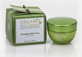 Organix Cosmetix -  Organiczny przeciwzmarszczkowy odbudowujący krem na noc Organix Cosmetix