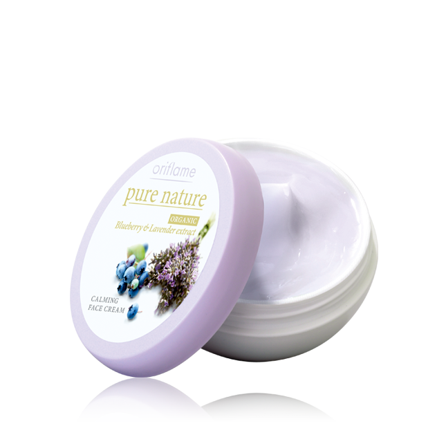 Oriflame -  Pure Nature Organic Blueberry & Lavender Extract Calming Face Cream