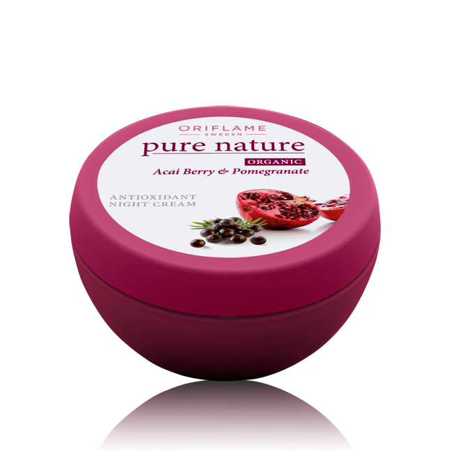 Oriflame -  Pure Nature Organic Açai & Pomegranate Antioxidant Night Cream