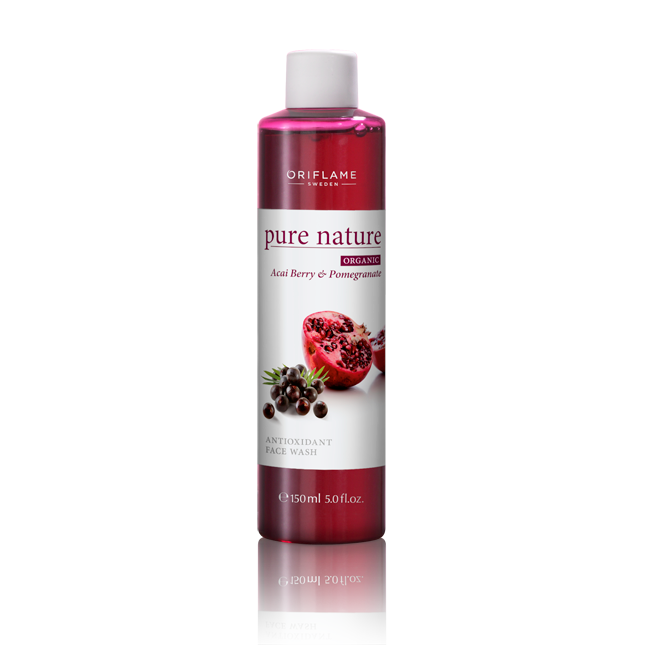 Oriflame -  Pure Nature Organic Açai & Pomegranate Antioxidant Face Wash