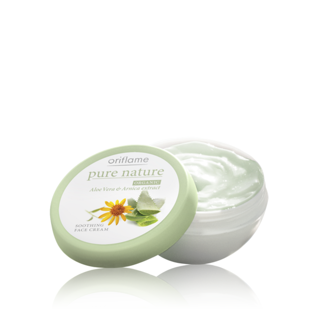 Oriflame -  Pure Nature Organic Aloe Vera & Arnica Extract Soothing Face Cream