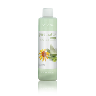 Oriflame -  Pure Nature Organic Aloe Vera & Arnica Extract Soothing Face Wash