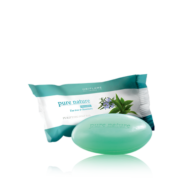 Oriflame -  Pure Nature Organic Tea Tree & Rosemary Purifying Soap Bar