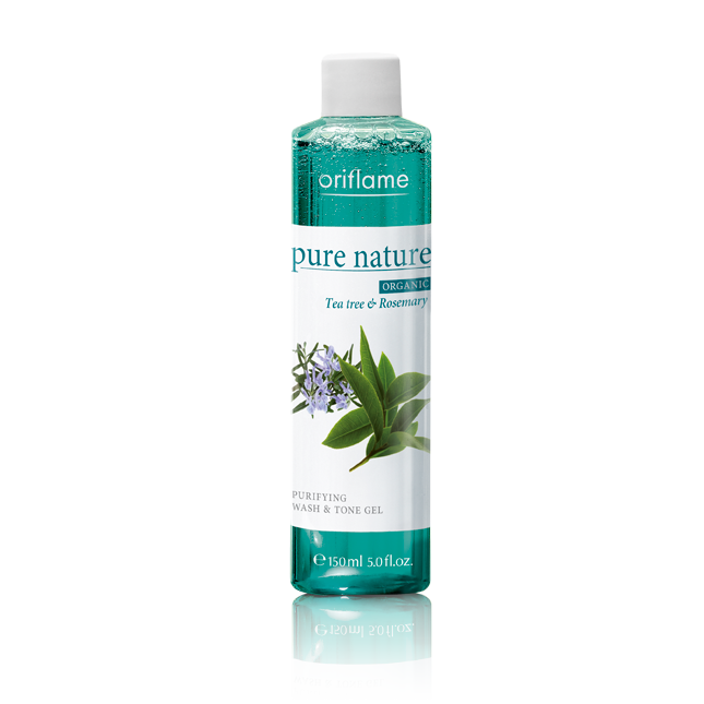 Oriflame -  Pure Nature Organic Tea Tree & Rosemary Purifying Wash & Tone Gel