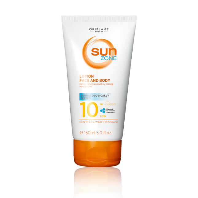 Oriflame -  Sun Zone Lotion Face and Body SPF 10 Low