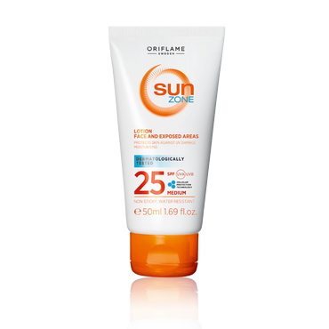 Oriflame -  Sun Zone Lotion Face and Exposed Areas SPF 25 Medium