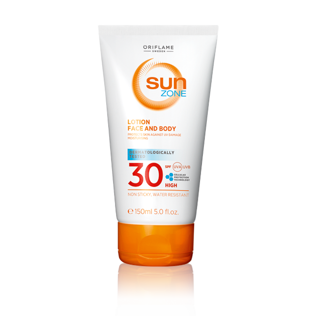 Oriflame -  Sun Zone Lotion Face and Body SPF 30 High