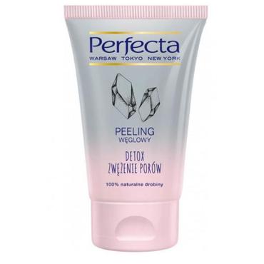 Perfecta -  Perfecta Peeling węglowy Detox zwężenie porów 100% naturalne drobiny 