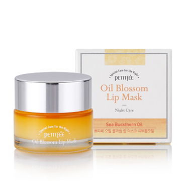 PETITFEE -  Petitfee Oil Blossom Lip Mask 15 g Sea Buckthorn Oil