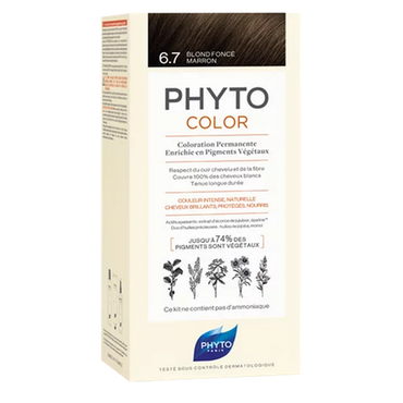PHYTO -  PHYTOCOLOR 6,7 Ciemny Czekoladowy Blond 