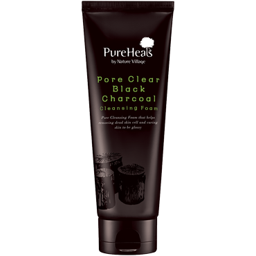 PUREHEALS -  PUREHEALS oczyszczająca pory czarna pianka do twarzy z węglem aktywnym, 150 ml