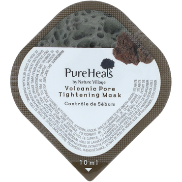 PUREHEALS -  PUREHEALS BY NATURE VILLAGE zwężająca pory maska do twarzy z pyłem wulkanicznym, 10 ml