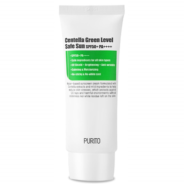 PURITO -  PURITO Centella Green Level Safe Sun 50+ PA++++ 60ml