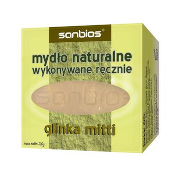 sanbios -  Sanbios Mydło naturalne glinka mitti
