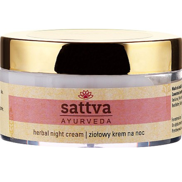 Sattva -  Sattva Ayurveda Herbal Night Cream Ziołowy krem na noc