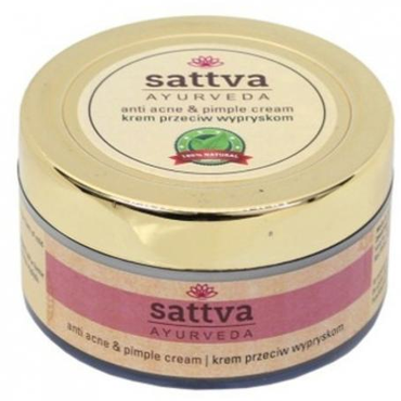 Sattva -  Sattva Ayurveda Anti acne & pimple cream Krem przeciw wypryskom
