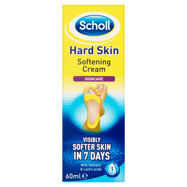 SCHOLL -  SCHOLL HARD SKIN krem zmiękczający twardą skórę stóp, 60 ml