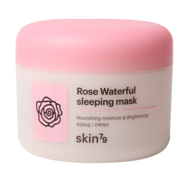 skin79 -   Skin79 Rose Waterful maska do twarzy rozjaśniająco-złuszczająca całonocna, 100 ml