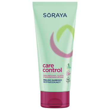Soraya -  Soraya, Care Control, Peeling głęboko oczyszczający do cera mieszanej i tłustej z niedoskonałościami