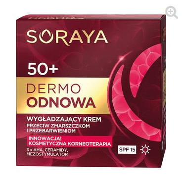 Soraya -  Dermo Odnowa 50+ Wygładzający krem przeciw zmarszczkom i przebarwieniom 