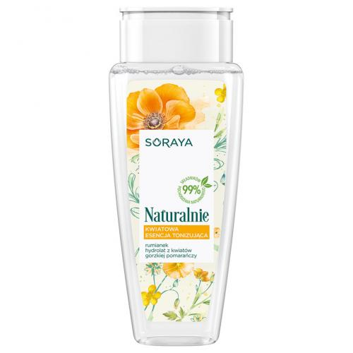 Soraya -  Soraya Naturalnie Kwiatowa esencja tonizująca Rumianek Hydrolat z kwiatów gorzkiej pomarańczy 200ml