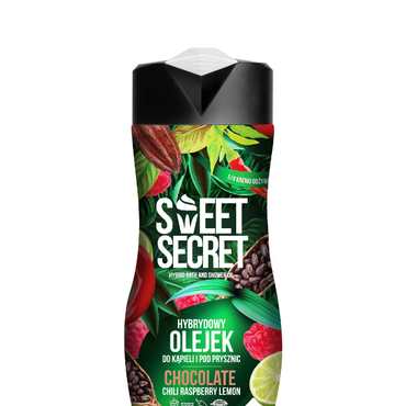 Sweet Secret -  SWEET SECRET Hybrydowy olejek do kąpieli i pod prysznic CZEKOLADA Z CHILI I OWOCAMI