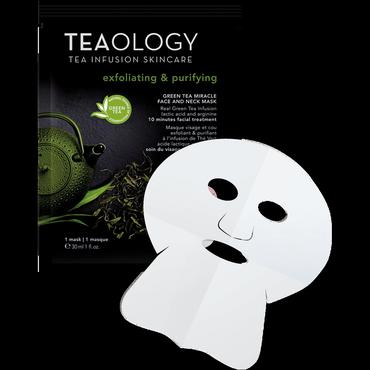 Teaology -  Teaology Green Tea Maska do twarzy i szyi