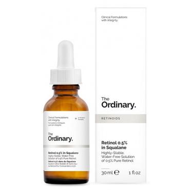 The Ordinary -  The Ordinary, Retinol 0.5% in Squalane, Serum do twarzy z retinolem 0,5% w skwalanie, 30 ml
