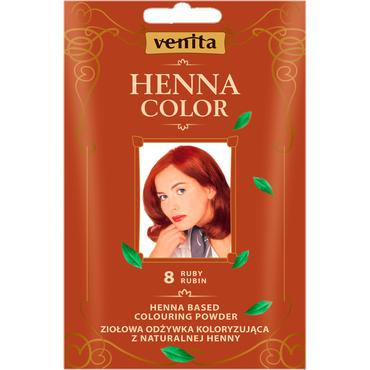 VENITA -  Venita Henna Color 8 ZIołowa odżywka koloryzująca