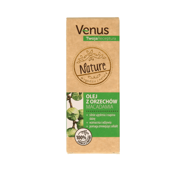 VENUS NATURE -  Venus Nature olej naturalny z orzechów makadamia, Twoja Receptura 50 ml