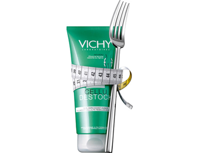 Vichy -  CELLUDESTOCK Zaawansowana kuracja zwalczająca cellulit i zbędne centymetry
