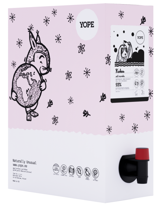 YOPE -  YOPE Kokos i sól morska Żel pod prysznic Refill 3l