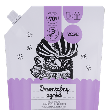 YOPE -  YOPE Orientalny Ogród naturalny szampon do włosów - Refill 600 ml
