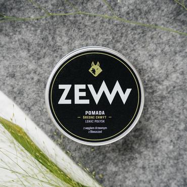ZEW FOR MEN -  ZEW FOR MEN Pomada do włosów z węglem drzewnym z Bieszczad