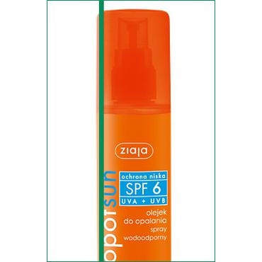 Ziaja -  olejek do opalania w sprayu SPF 6