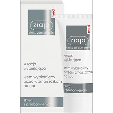 Ziaja -  krem wybielający przeciw zmarszczkom na noc