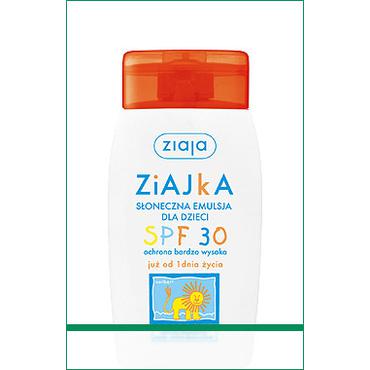 Ziaja -  słoneczna emulsja dla dzieci SPF 30