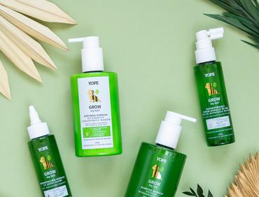 W jakim czasie można spodziewać się bardziej gęstych włosów z YOPE GROW my hair – specjalistyczną pielęgnacją, która zaczyna się od skóry głowy?