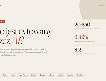 Rossman, Hebe, Notino i inni. Kto naprawdę wygrywa rynek beauty w AI? Wyniki, pozycje i walka o klienta